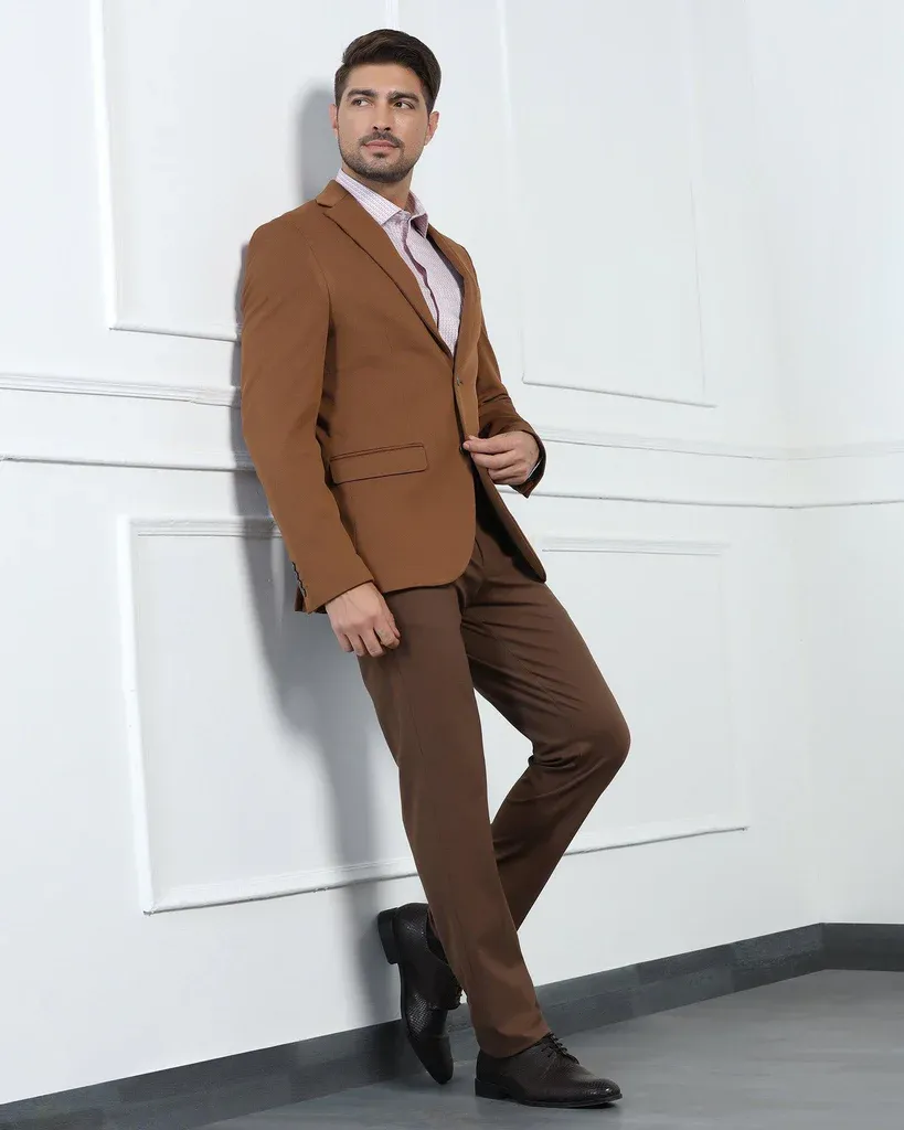 brown blazer combination