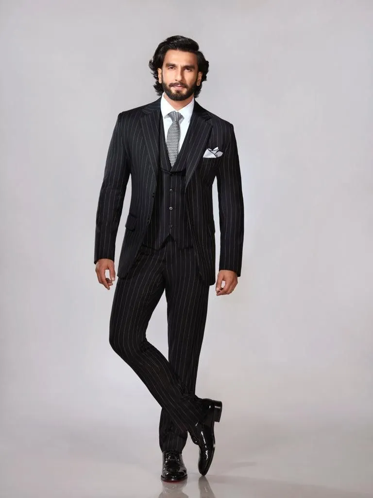 Black suit combination