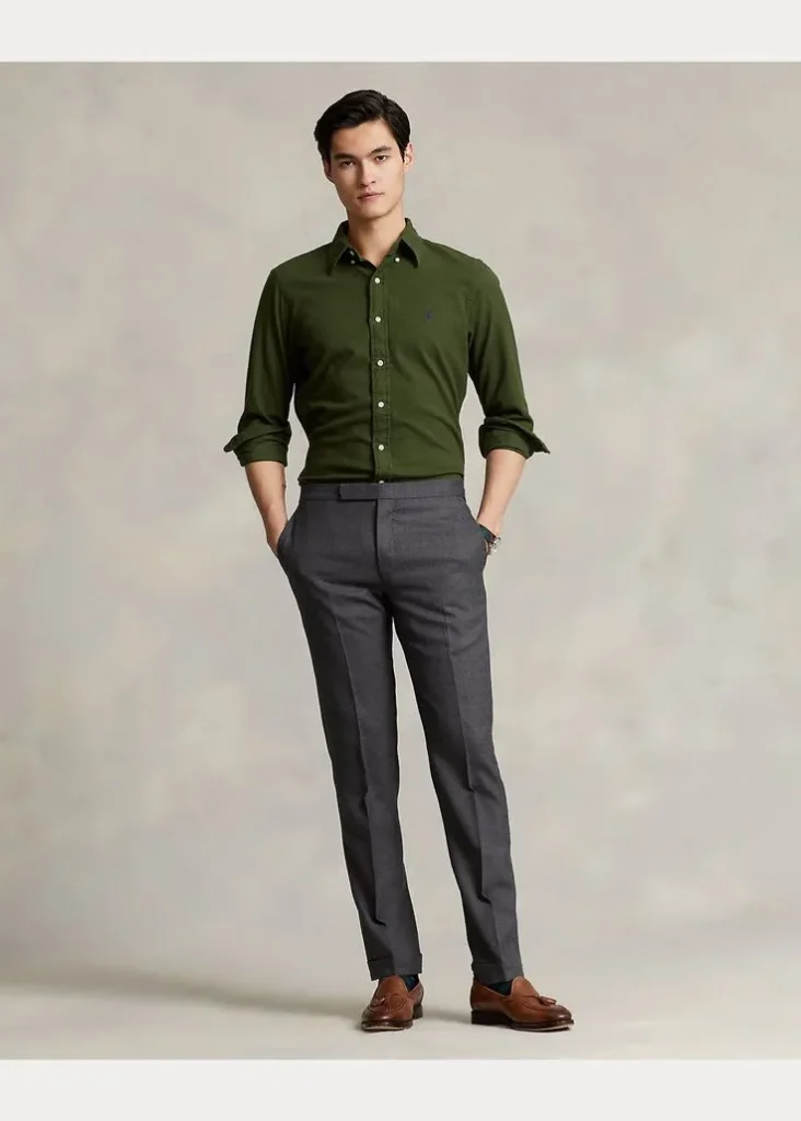 olive green shirt combination pant