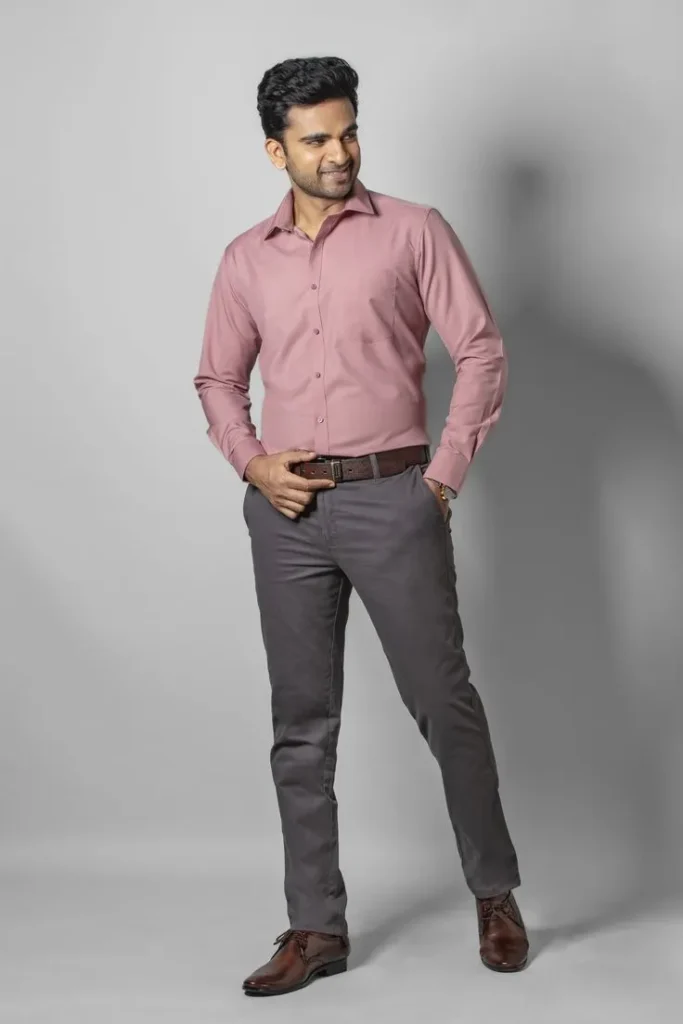 pink shirt matching pant